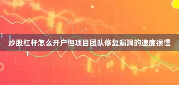 炒股杠杆怎么开户但项目团队修复漏洞的速度很慢